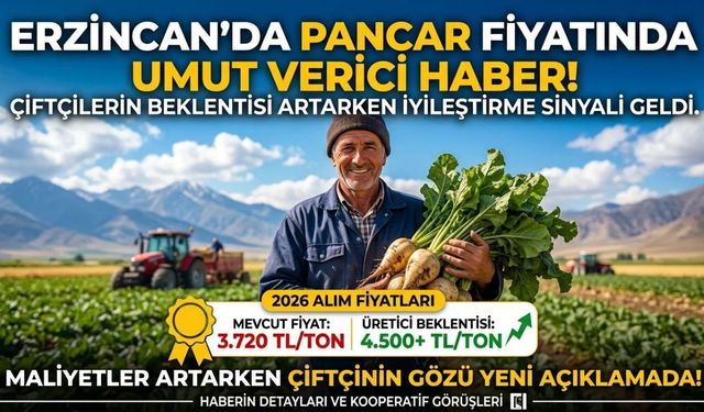 Pancar Fiyatında Tepkilerin Ardından Çiftçiye Umut Veren Müjde!