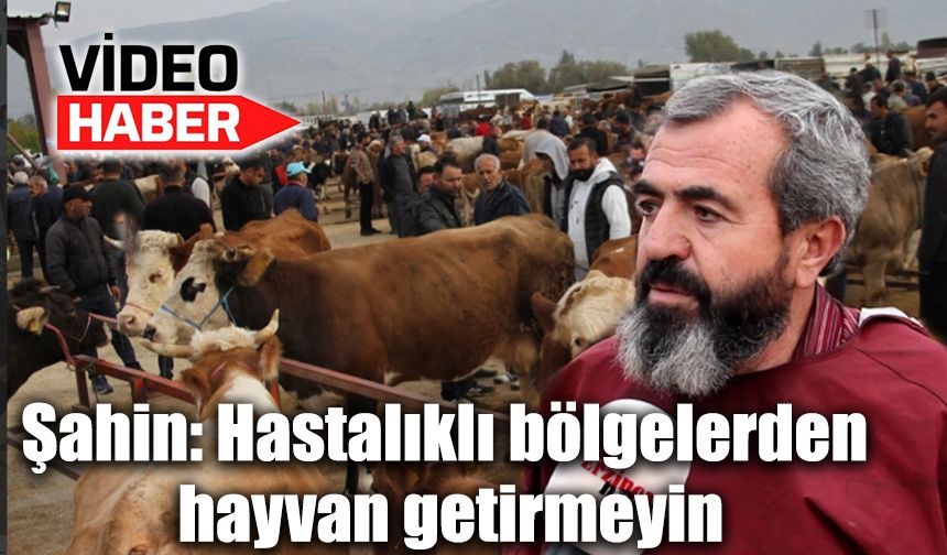 Uzmanı uyardı: Erzincan'a hastalıklı bölgelerden hayvan getirmeyin