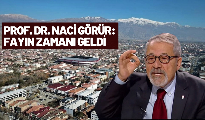 Prof. Dr. Naci Görür, Erzincan depremine dikkat çekti: "Fayın zamanı geldi"