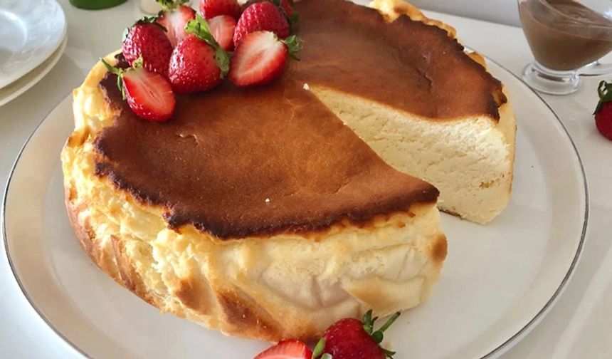 Peynirin en güzel hali : San Sebastian cheesecake
