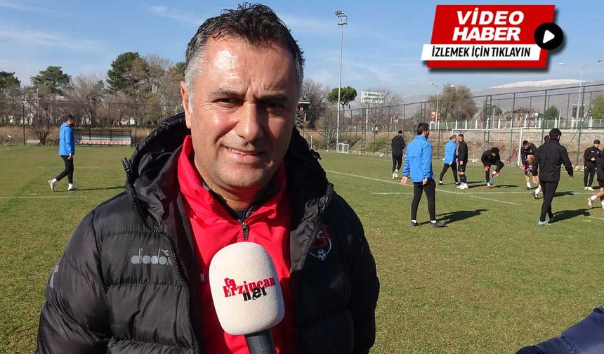 Erzincanspor,  ZTK Erzurumspor karşılaşmasına hazırlanıyor