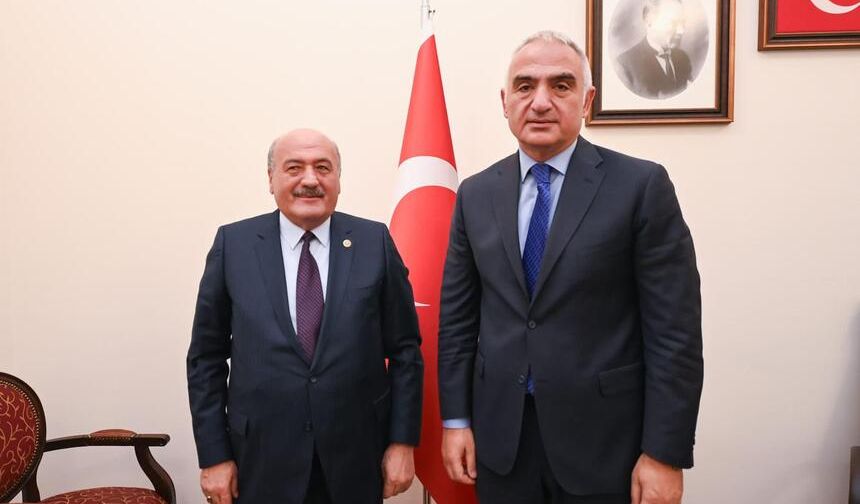 Milletvekili Karaman, Erzincan projeleri ile ilgili Bakan Ersoy’u ziyaret etti