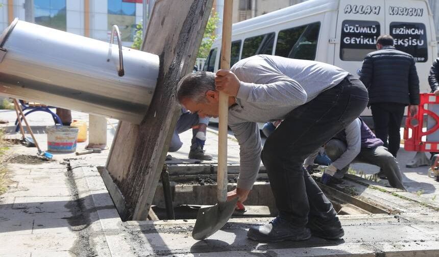 Erzincan’da 110 çöp konteynerinin bakım ve temizliği yapılıyor