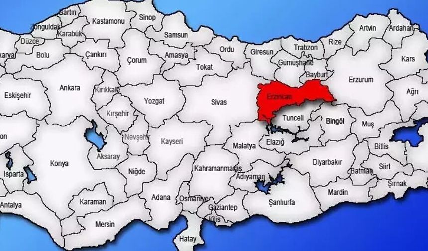 Cumhuriyetin İlk Yıllarında Erzincan'ın 5 İlçesi hangileriydi?