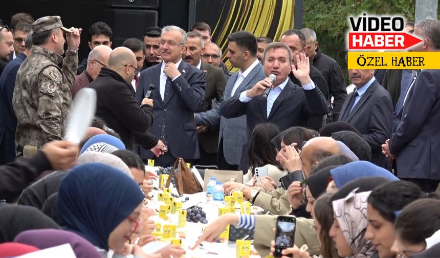 Erzincan Valisi Aydoğdu, öğrencilere müjde verdi