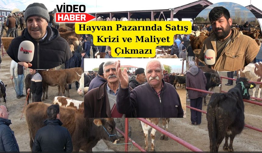 Erzincan pazarında satış krizi!