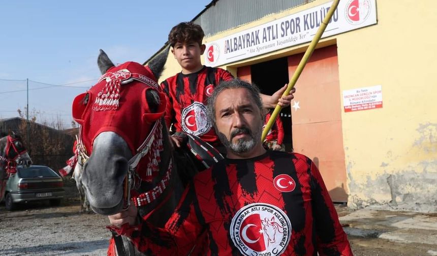 Erzincan'ın genç ciritçisi Albayrak, şampiyon peşinde