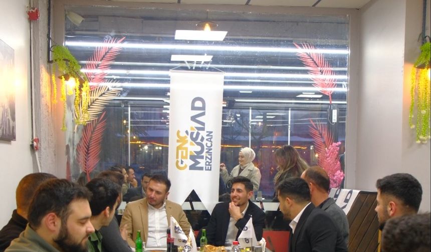 Erzincan'da Genç Girişimciler İftar Sofrasında Bir Araya Geldi