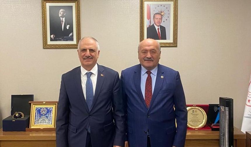 Maliye Bakanlığı ile Erzincan'ın önemli sorunlarından biri görüşüldü.....