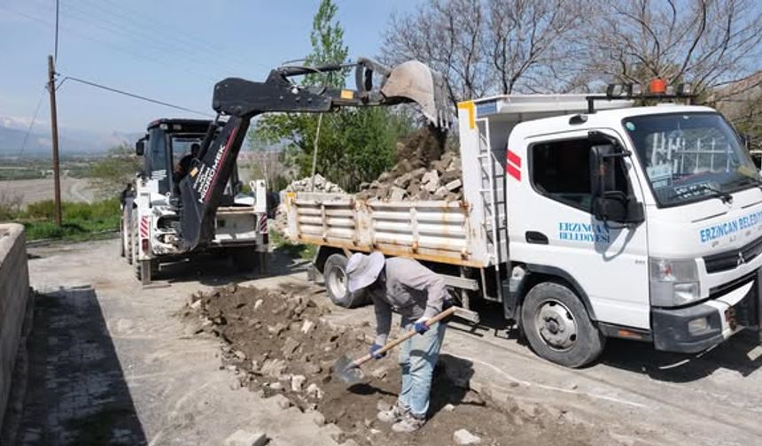 Erzincan Belediyesi’nden Altyapı Hamlesi