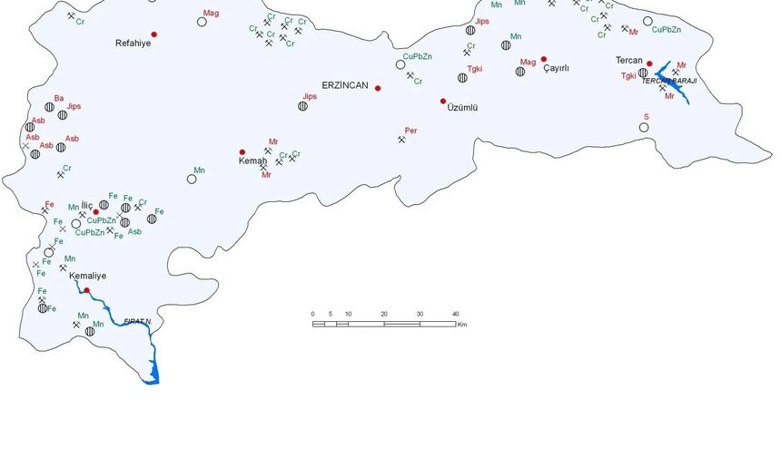 Erzincan'daki madenler ekonomiye kazandırılacak...