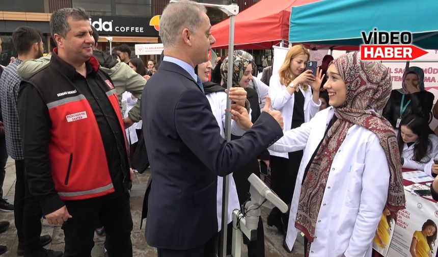 Erzincan’da 3 günde Bin 500 kişi ölçüldü. Hedef 24 Bin kişi