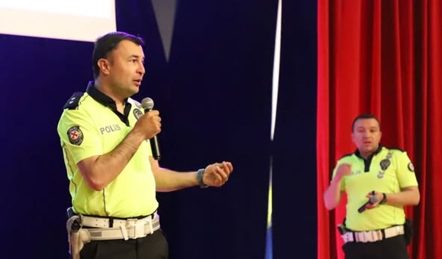 Erzincan'da genç sürücülere hayati uyarı