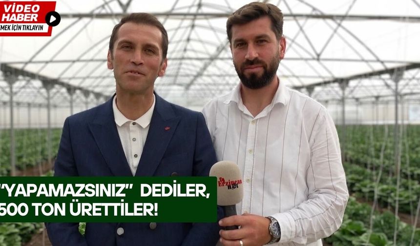 Erzincan'da iki kardeşten örnek başari hikayesi