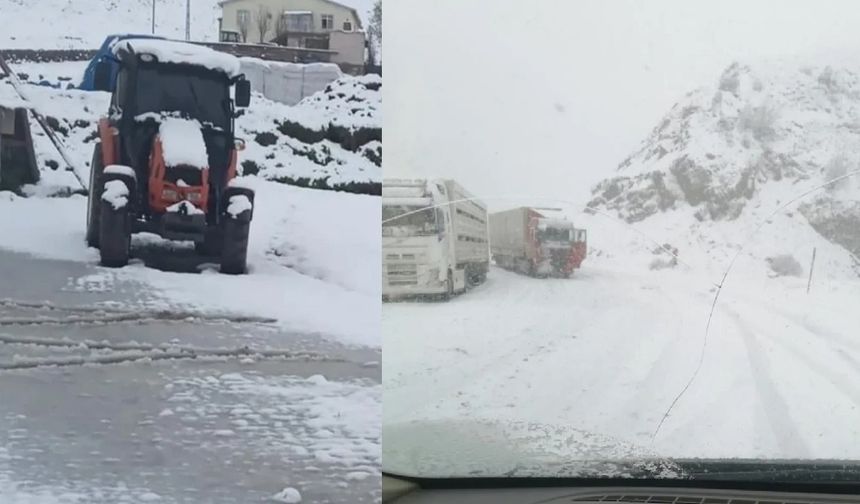 Aşkale ve Karlıova'yı kar vurdu Erzincan eksiyi gördü