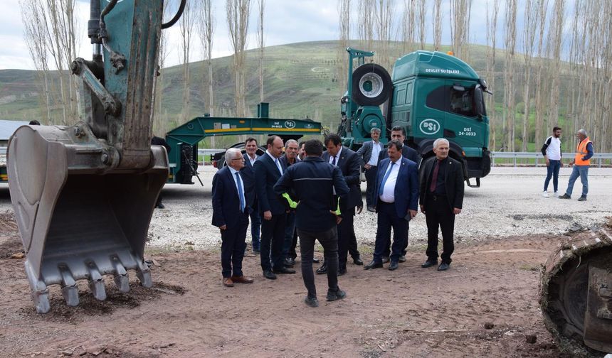 Erzincan MHP hastane yerini inceledi...