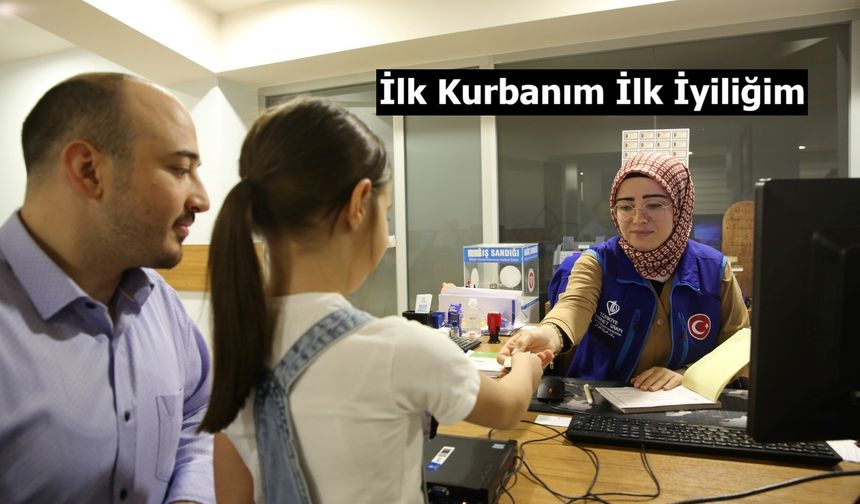 TDV “İlk Kurbanım İlk İyiliğim” kampanyasını başlattı