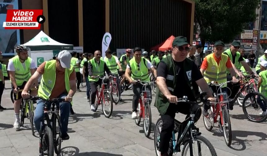 Erzincan’da Vali Aydoğdu’dan pedal desteği