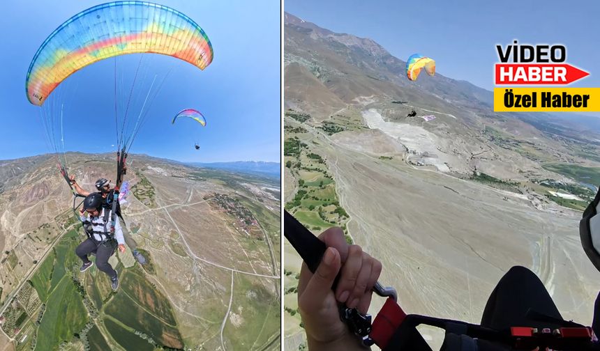 Erzincan’ın semaları, inanılmaz olaya sahne oldu