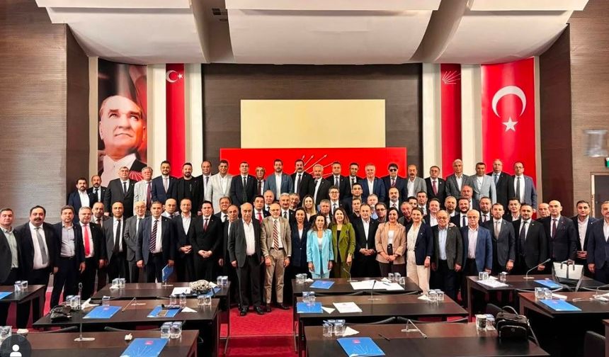 CHP 81 il başkanını toplantı sonrası ortak açıklama yaptı