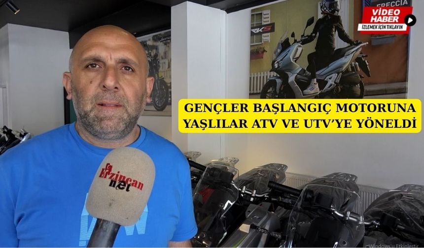 Erzincan’da motosiklet satışları zirvede