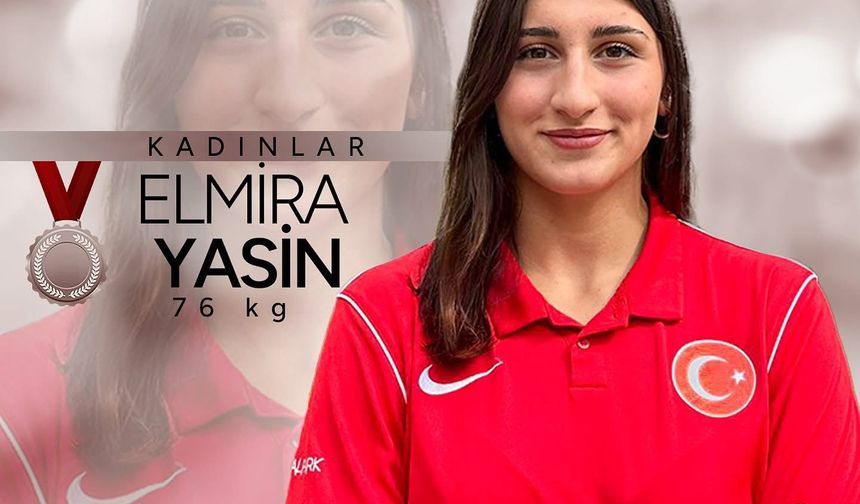 Elmira Yasin Avrupa’dan Madalya ile Döndü