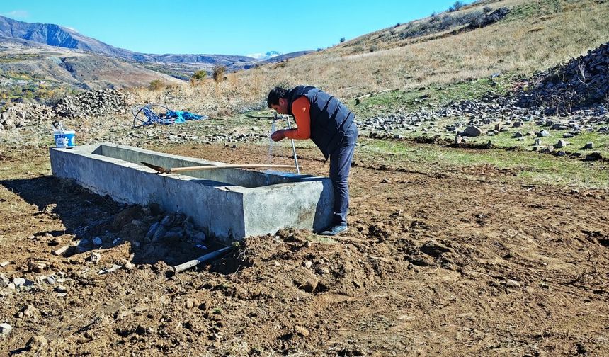 Kaymakamlığın desteğiyle, O köyde Mera Suyu Yeniden Akmaya başladı...