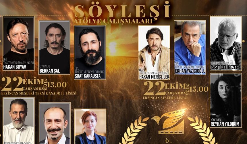 Erzincan kısa film festivaline yoğun ilgi