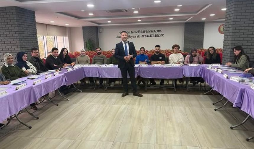 Erzincan Barosu'nda bir ilk.. Atölye yoğun ilgi görüyor...