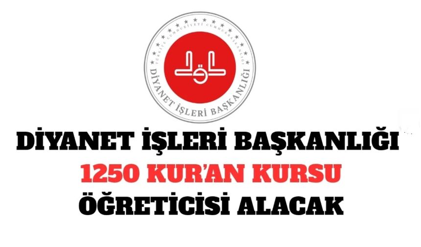Diyanet taşra teşkilatına 1250 personel alacak