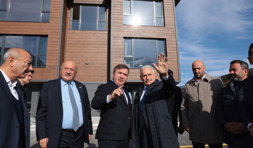 Binali Yıldırım’dan Ergan Dağı Kayak Merkezi’nde İnceleme