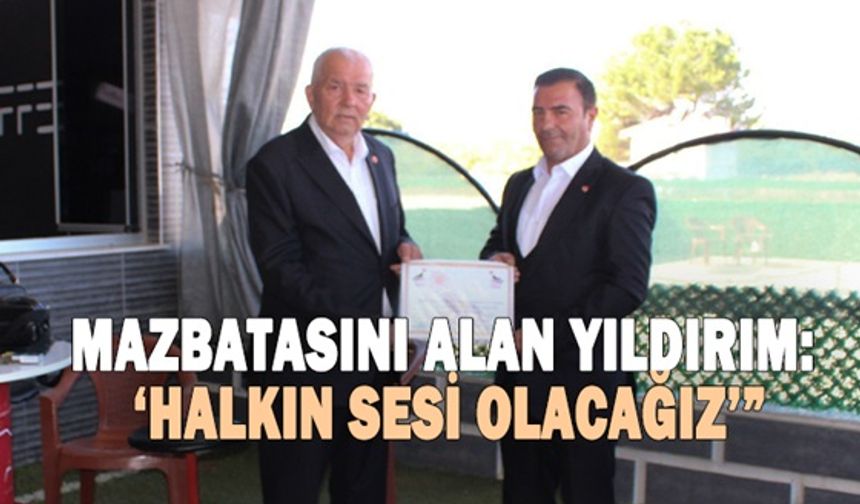 Erzincan İl Başkanı Ersoy Yıldırım Görevine Başladı