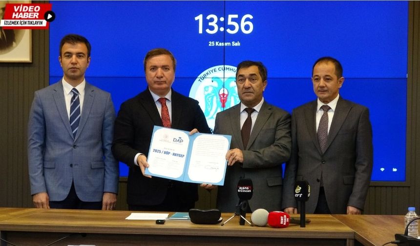 Erzincan’da kalkınmada büyük adım: DAP’tan 3 projeye onay!