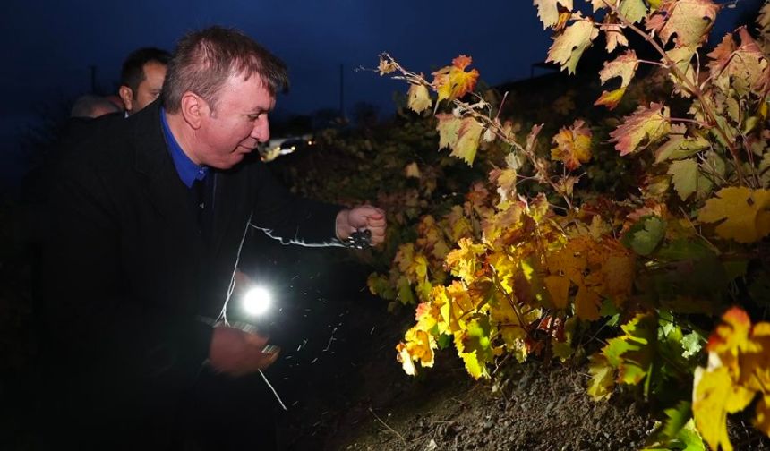 Vali Aydoğdu cep telefonu feneriyle aradı...