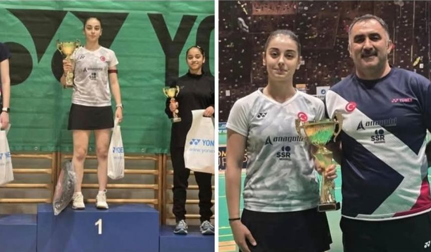 Aleyna Korkut’tan Avrupa’da tarihi zafer! Erzincan’a şampiyonluk gururu