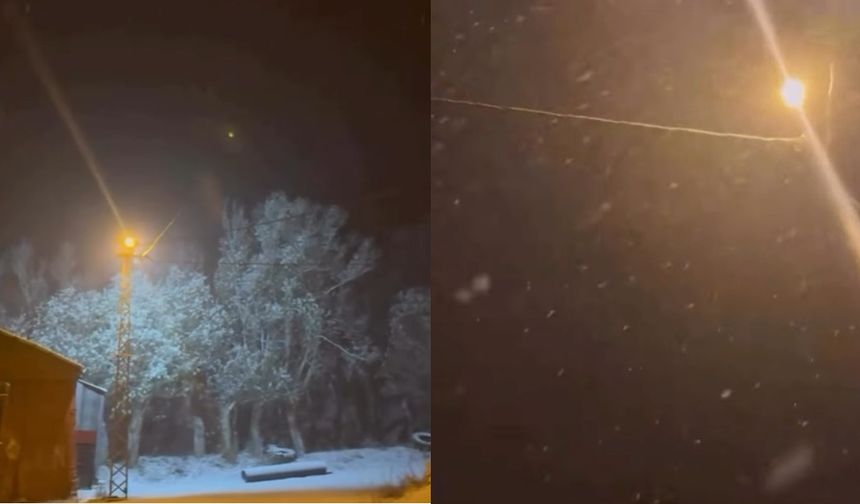 Erzincan–Sivas Yoluna Dikkat: Refahiye’de Kar Yağışı Başladı, Geçitlerde Tedbir Uyarısı”