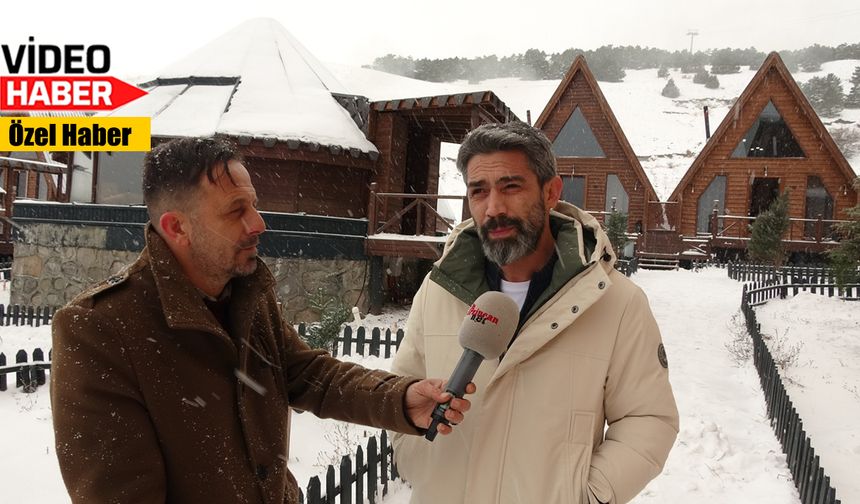 Erzincan kayak merkezindeki bungalov ve iglo evlerine Yoğun İlgi