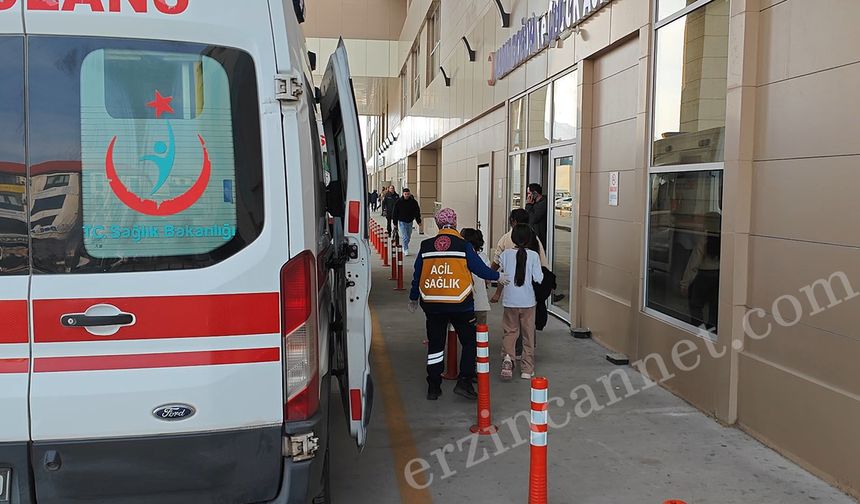 Erzincan’da bir ortaokulda zehirlenme şüphesi