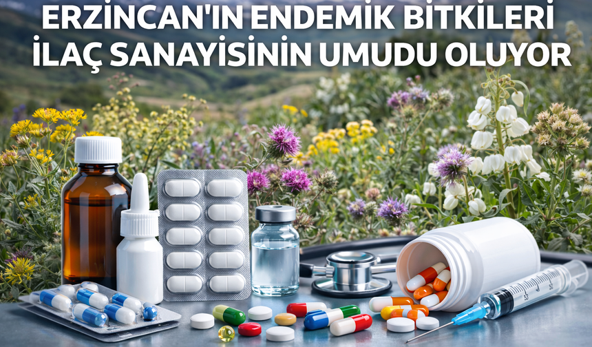 Erzincan’ın endemik bitkileri ilaç sanayisinin umudu oldu