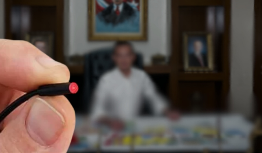 Belediye Başkanının Odasında Dinleme Cihazı Bulundu