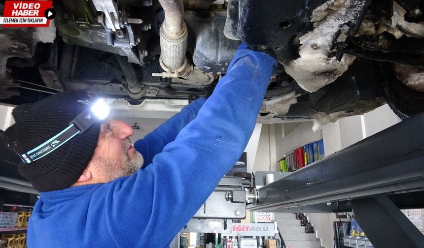 Erzincan’da eksi derecelerde motoru bitiren gizli tehlike