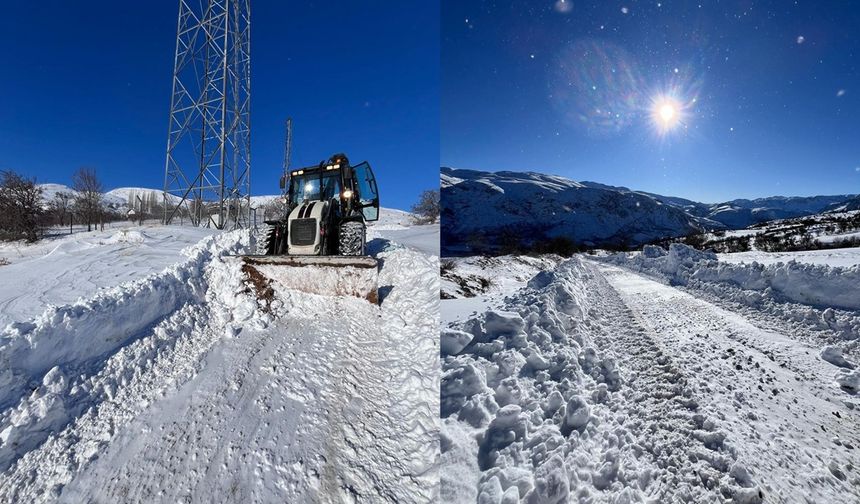 Erzincan–Kemaliye yolunda kar alarmı: Ulaşım olumsuz etkileniyor