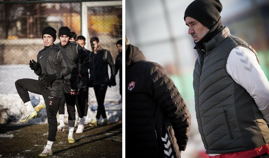 Soğuk dinlemediler, hedefe kilitlendiler! 24 Erzincanspor’da ikinci yarı mesaisi başladı