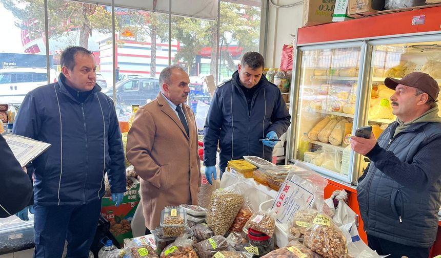 Erzincan'da 14 işletmede eş zamanlı denetim