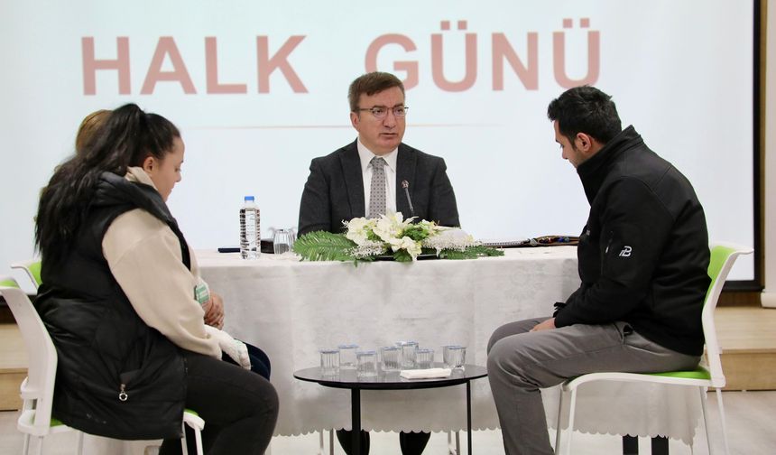 Erzincan'da Halk Günü’nde Çözüm Mesaisi