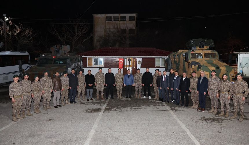 Erzincan'da özel harekat şubesinde sahur buluşması