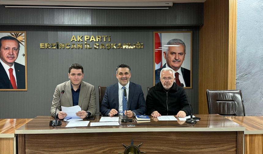 AK Parti Erzincan teşkilatında Ramazan mesaisi başladı