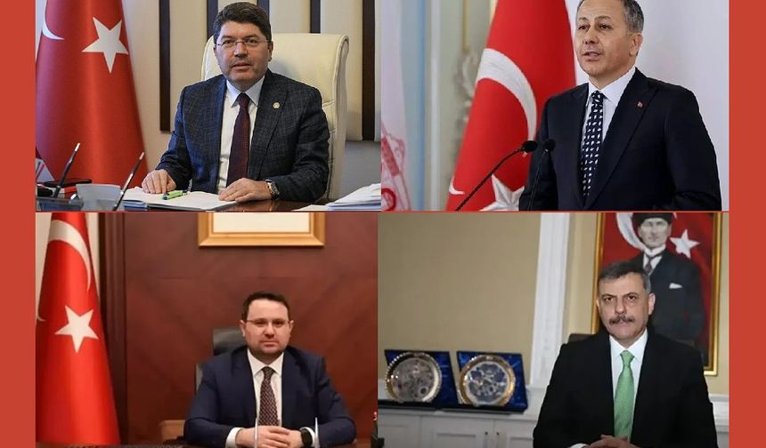 Kabinede Adalet ve İçişleri Bakanları Değişti!