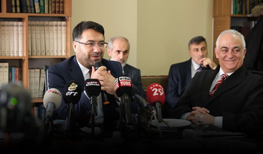 Erzincan il Müftülüğü basınla buluştu: Ramazan ve eğitim projeleri anlatıldı