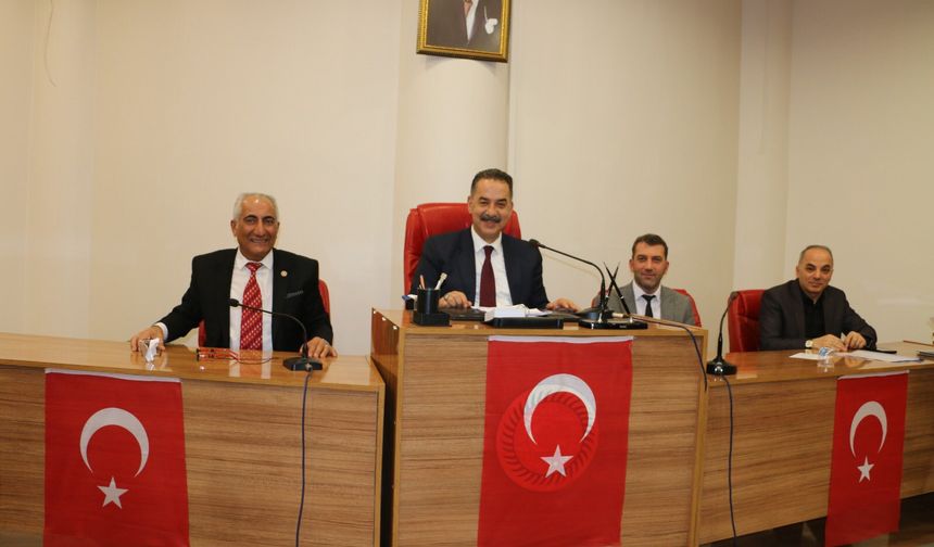 Erzincan meclisinde 4 madde görüşüldü